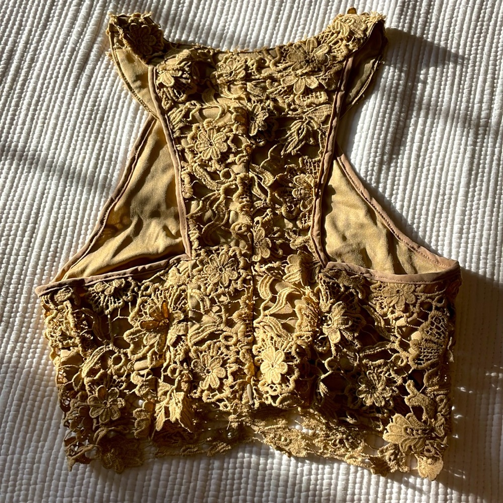Papaya lace top Sz S - Picture 3 of 8
